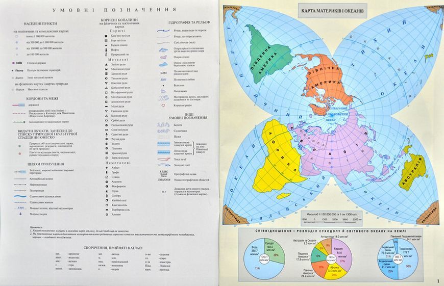 Атлас. Географія. Материки і океани. 7 клас 16582 фото