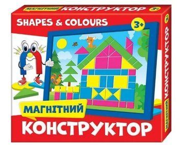 Настільна гра. Магнітний конструктор Shapes & Colours 1011877 фото