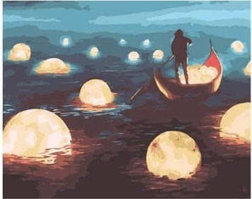 Картина по номерах Bookopt Морські світила 40х50 (BK1012) 1004428 фото