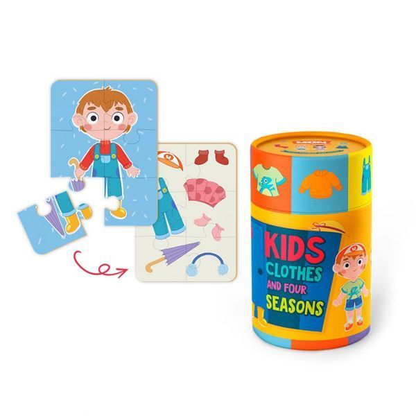 Пазл та гра Одяг та пори року Dodo toys 1005053 фото
