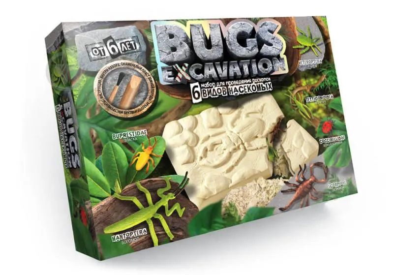 Ігровий набір Danko Toys для проведення розкопок BUGS EXCAVATION жуки 1015583 фото