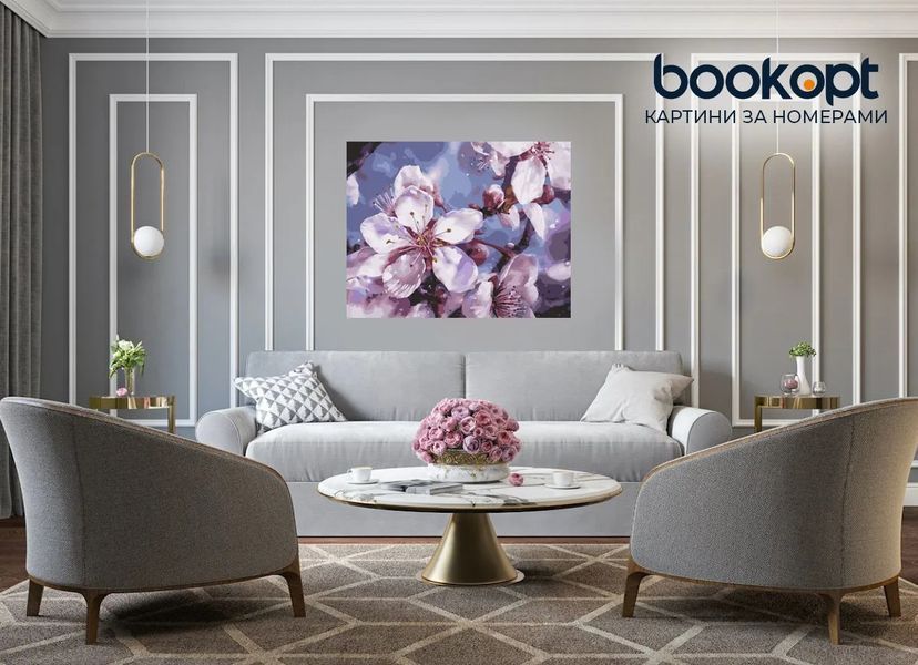 Картина по номерах Bookopt Коли квітне сакура 40х50 (ВК2125) 1011234 фото