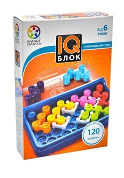 Гра настільна IQ Блок Smart Games (SG 466 UKR) 1001377 фото