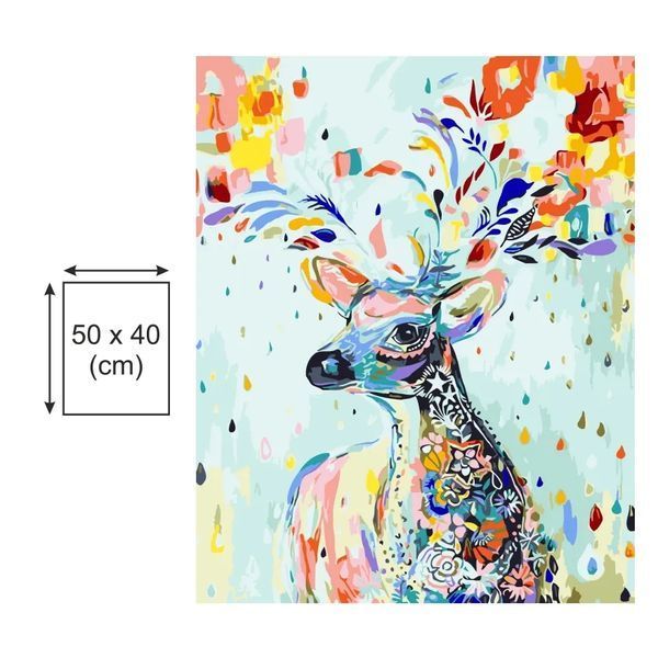 Картина по номерах Bookopt Казковий олень 40x50 (BK2231) 1011440 фото
