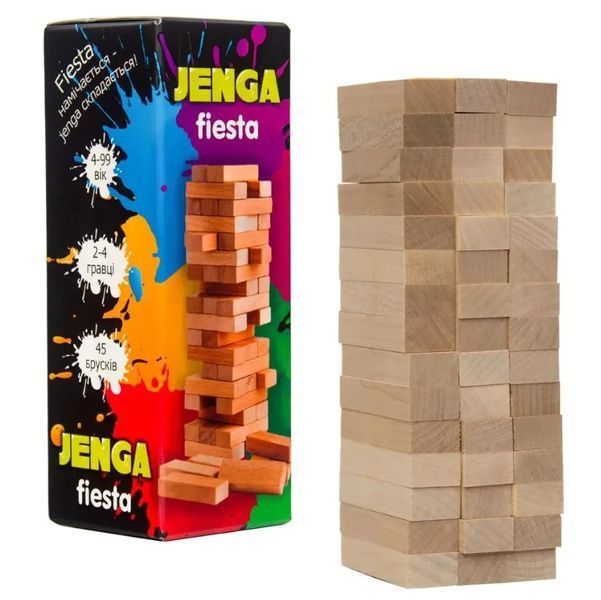 Настільна гра Jenga Fiesta українською мовою (30964) 1014433 фото