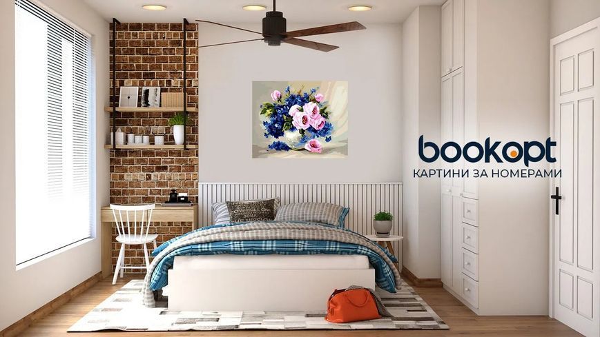 Картина по номерах Bookopt Вишуканий букет 40х50 (ВК1013) 1004985 фото