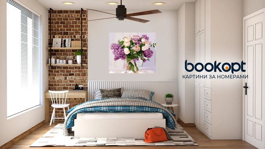 Картина по номерах Bookopt Букет весни 40х50 (BK1245) 1004763 фото