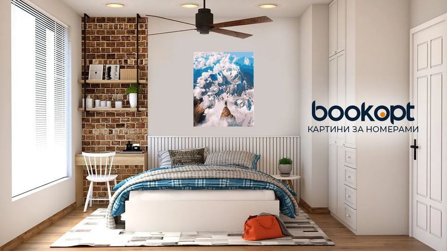 Картина по номерах Bookopt На вершині 40х50 (ВК2082) 1011182 фото