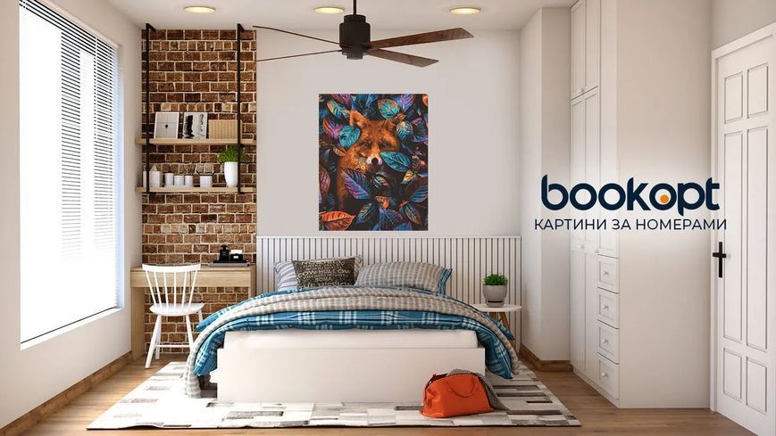 Картина по номерах Bookopt Знайди мене у листі 40х50 (ВК2135) 1011248 фото
