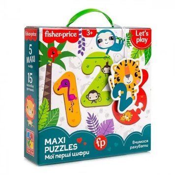 Maxi puzzle Fisher Price. Мої перші цифри VT1711-07 1012546 фото