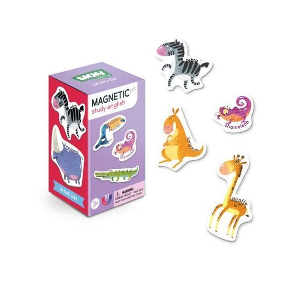 Набір магнітів Mon Game Звірі 200205 1012240 фото