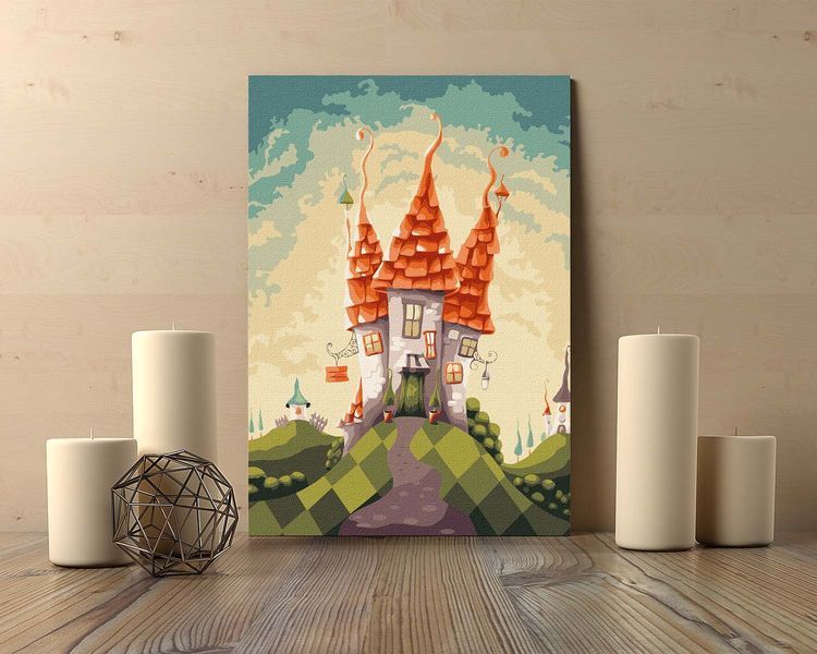 Картина за номерами Ідейка Казкова хатинкаі 7+ 30х40 см КНО6080 1023918 фото
