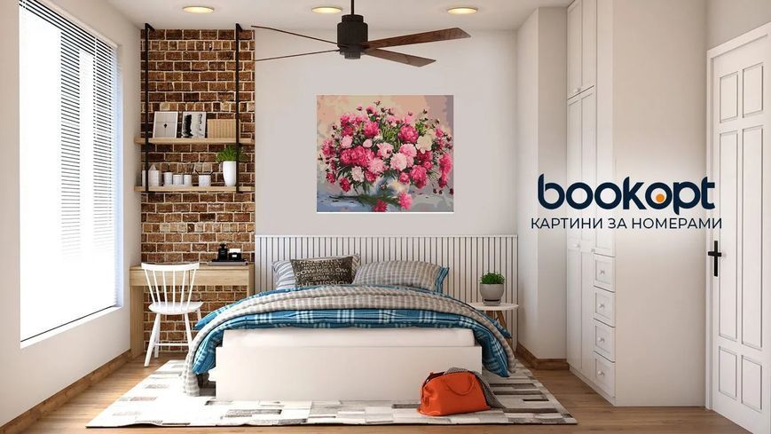 Картина по номерах Bookopt Ніжний букет 40х50 (BK1023) 1004437 фото