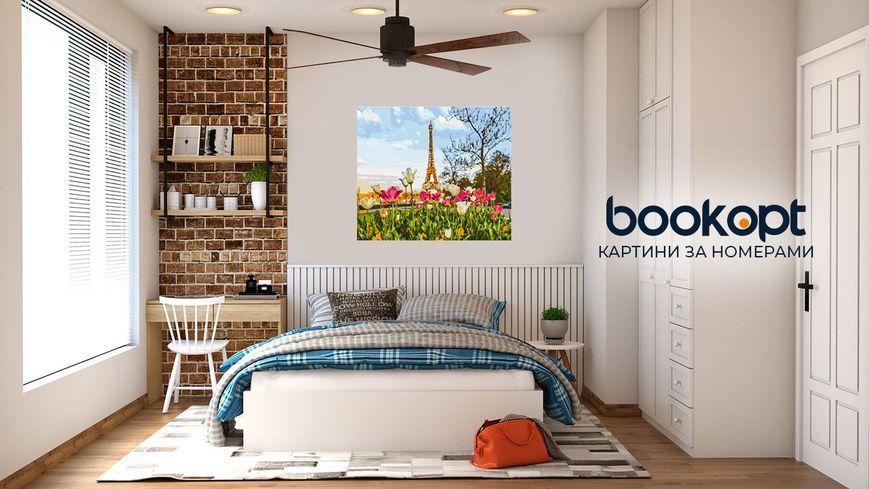 Картина по номерах Bookopt Весняний Париж 40х50 (BK1166) 1004572 фото