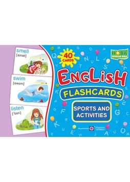 English: flashcards. Sports and activities Заняття спортом і діяльність. Набір карток англійською мовою 1025266 фото