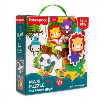 Maxi puzzle Fisher Price. Мої веселі друзі VT1711-10 1012547 фото