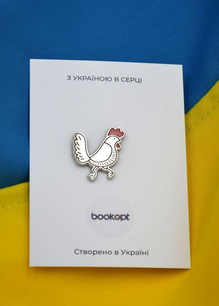 Пін (значок) Bookopt Півень 1020780 фото