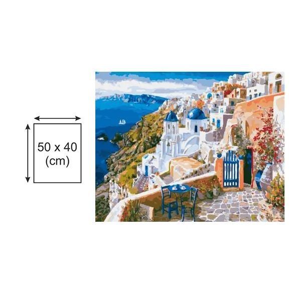 Картина по номерах Bookopt Місто уорах 40х50 (ВК1344) 1010988 фото