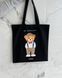 Екошопер Bookopt Teddy Bear - Be Excellent чорний (ВК4057) 1022899 фото 6