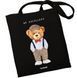 Екошопер Bookopt Teddy Bear - Be Excellent чорний (ВК4057) 1022899 фото 1