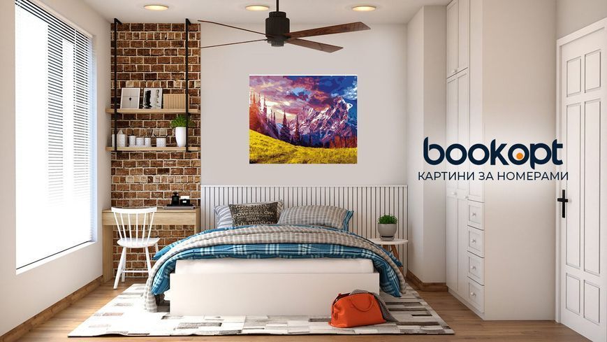 Картина по номерах Bookopt Краса гір 40х50 (BK1022) 1004436 фото