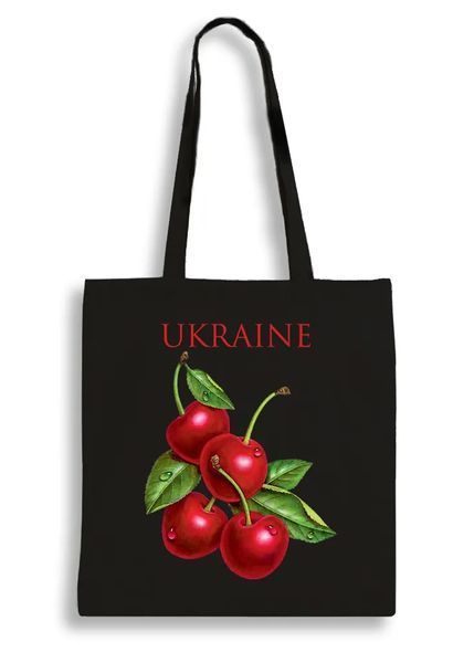 Екошопер BookOpt ВК4078 Ukraine Вишенька, Чорний ВК4078 фото