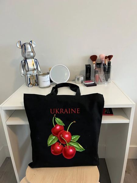 Екошопер BookOpt ВК4078 Ukraine Вишенька, Чорний ВК4078 фото