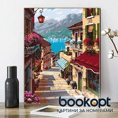 Картина по номерах Bookopt Мандрівка вуличкою 40х50 (ВК1095) 1004492 фото