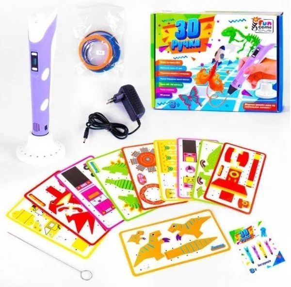 Ручка 3D 73877 Fun Game колір Фіолетовий 1012500 фото