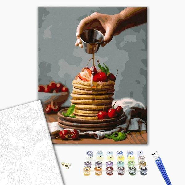 Картина за номерами Brushme Апетитний сніданок 40х50 GX41154 1014347 фото