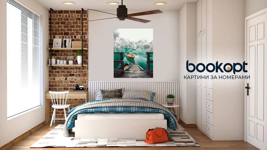 Картина по номерах Bookopt Причал 40х50 (ВК1490) 1011237 фото