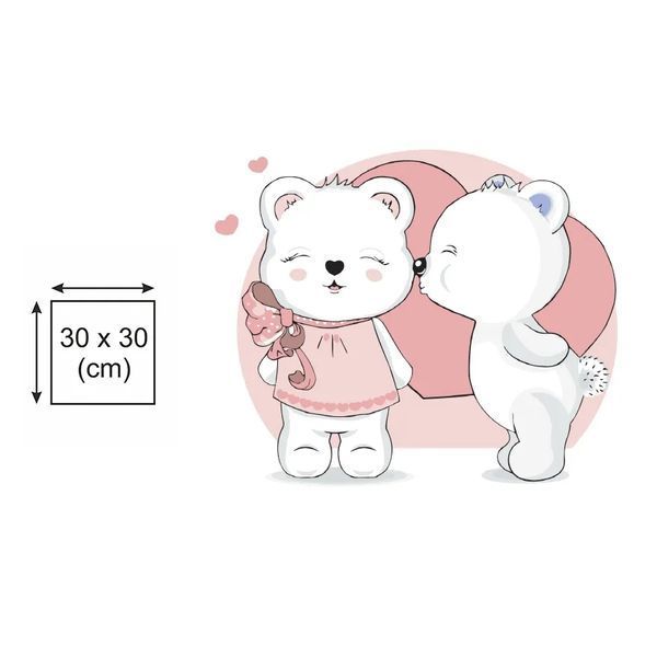 Картина по номерах Bookopt День святого Валентина 30х30 (BK3013) 1011548 фото