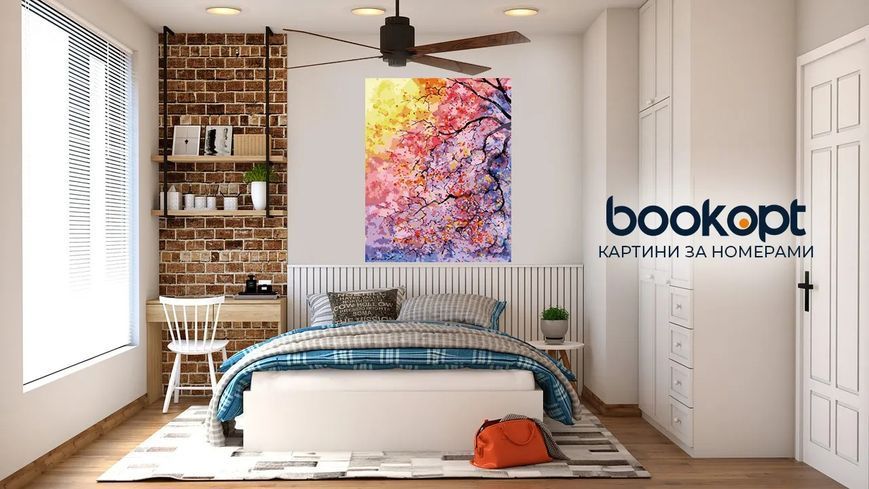 Картина по номерах Bookopt Квітуче дерево 40х50 (ВК1341) 1010985 фото