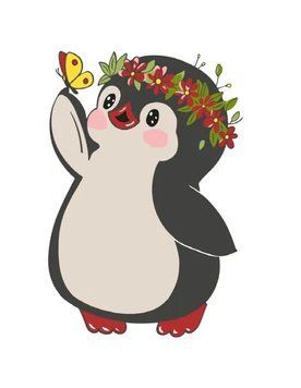 Картина по номерах Bookopt Пінгвінятко 30х30 (BK3014) 1011547 фото