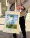 Екошопер BookOpt BK4087 MONET Жінка з парасолькою, бежевий BK4087 фото 10