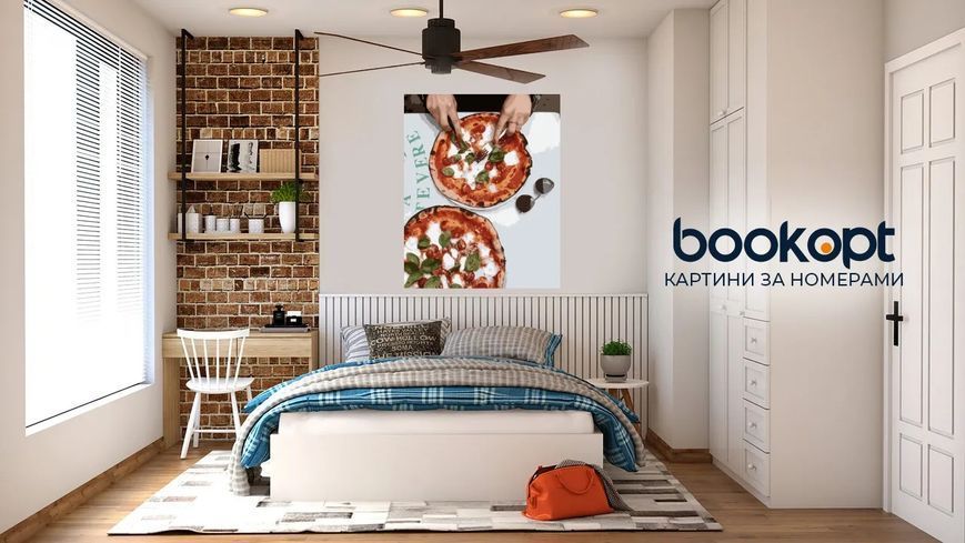 Картина по номерах Bookopt Pizza time 40х50 (BK2280) 1011601 фото