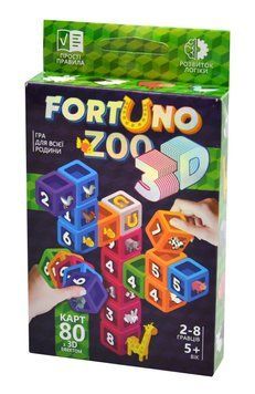 Гра настільна розвиваюча Fortuno ZOO 3D G-F3D-02-01U 1016101 фото
