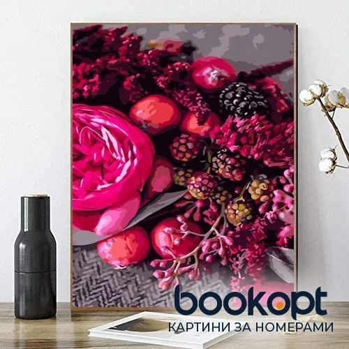 Картина по номерах Bookopt Малиновий ранок 40х50 (BK1106) 1004502 фото
