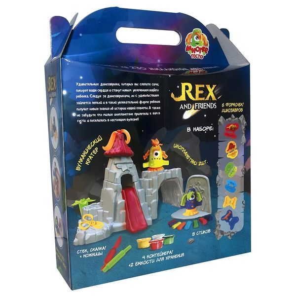 Набір для креативного творчості REX and friends (російською) (71506) Strateg 1001889 фото