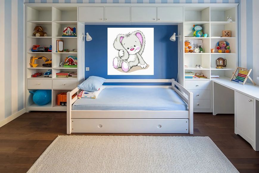 Картина по номерах Bookopt Мале кроленя 30х30 (BK3015) 1011546 фото