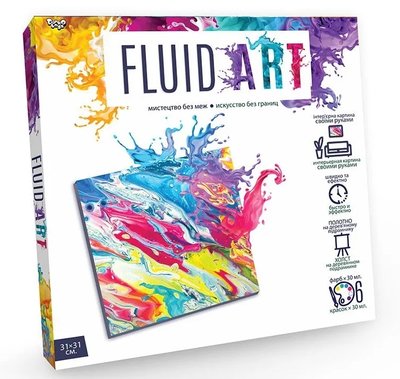 Набір креативної творчості Fluid ART (04) FA-01-04 1007640 фото