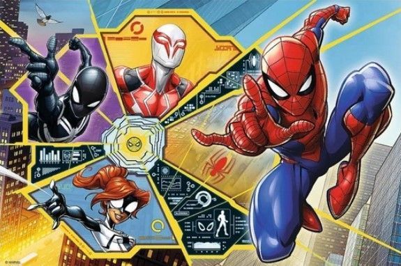 Пазли Trefl Битва у павутинні. MARVEL на 60 елементів (17372) 1022258 фото