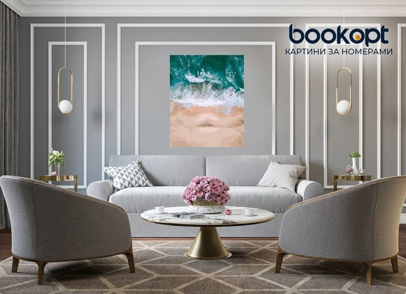 Картина по номерах Bookopt Морський приплив 40х50 (BK2288) 1011583 фото