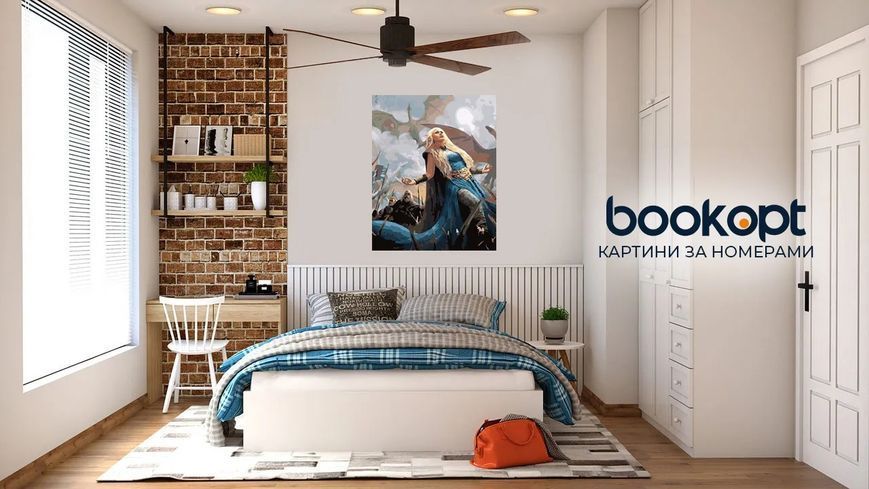 Картина по номерах Bookopt Матір драконів 40х50 (ВК2104) 1011211 фото