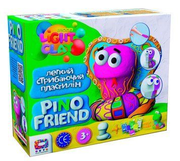 Набір легкого стрибаючого пластиліну Pino Friend Змійка ШЕЙК ТМ Moon light clay 70057 1006520 фото