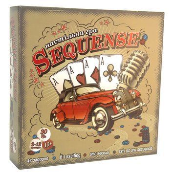 Настільна гра Sequense 30361 Strateg 1001867 фото