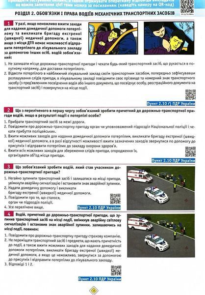 ПДР 2025 Тести. Офіційні екзаменаційні запитання. 31-е видання 1030125 фото