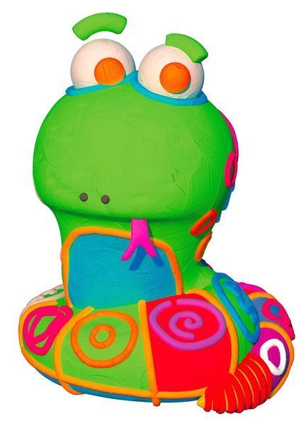 Набір легкого стрибаючого пластиліну Pino Friend Змійка ШЕЙК ТМ Moon light clay 70057 1006520 фото
