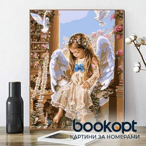 Картина по номерах Bookopt Ангелятко 40х50 (ВК1165) 1004571 фото