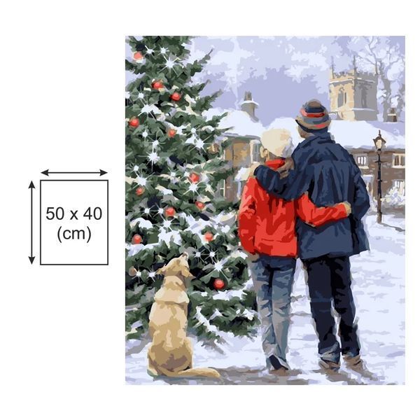 Картина по номерах Bookopt В очікуванні дива 40х50 (BK2174) 1011301 фото